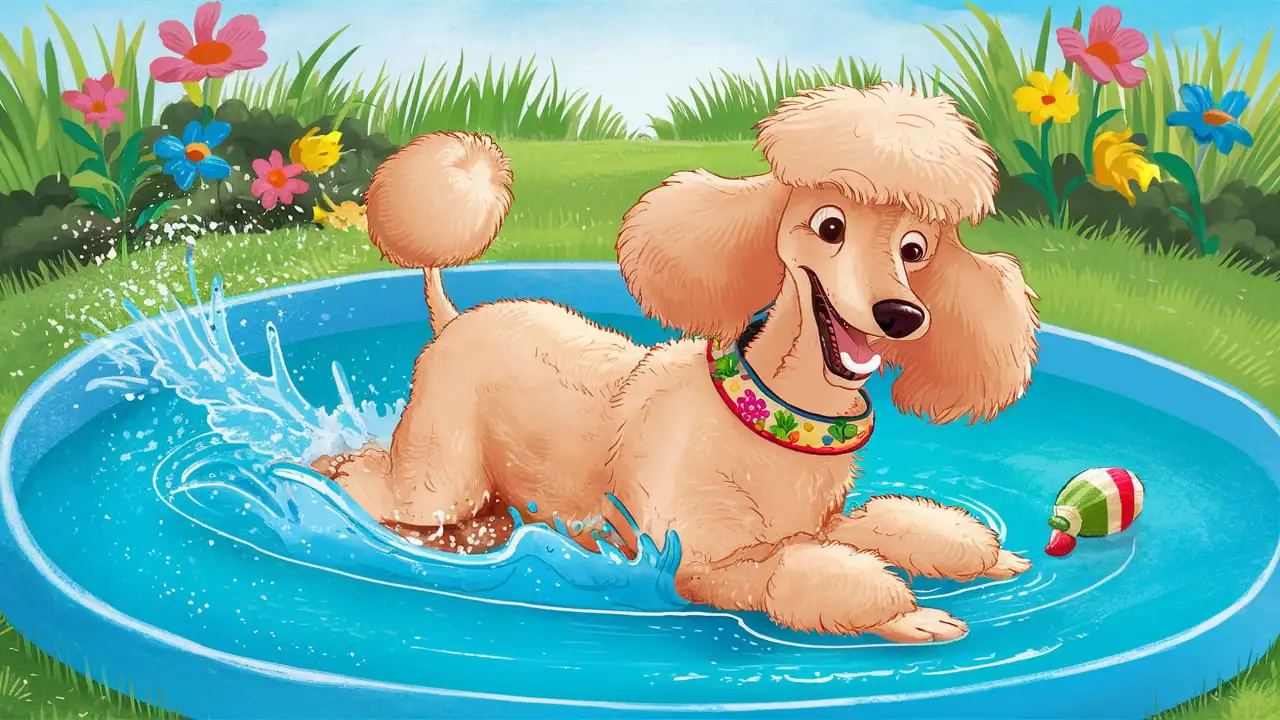 do poodles like water