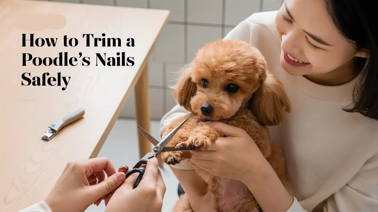 how to trim your poodles nails safely