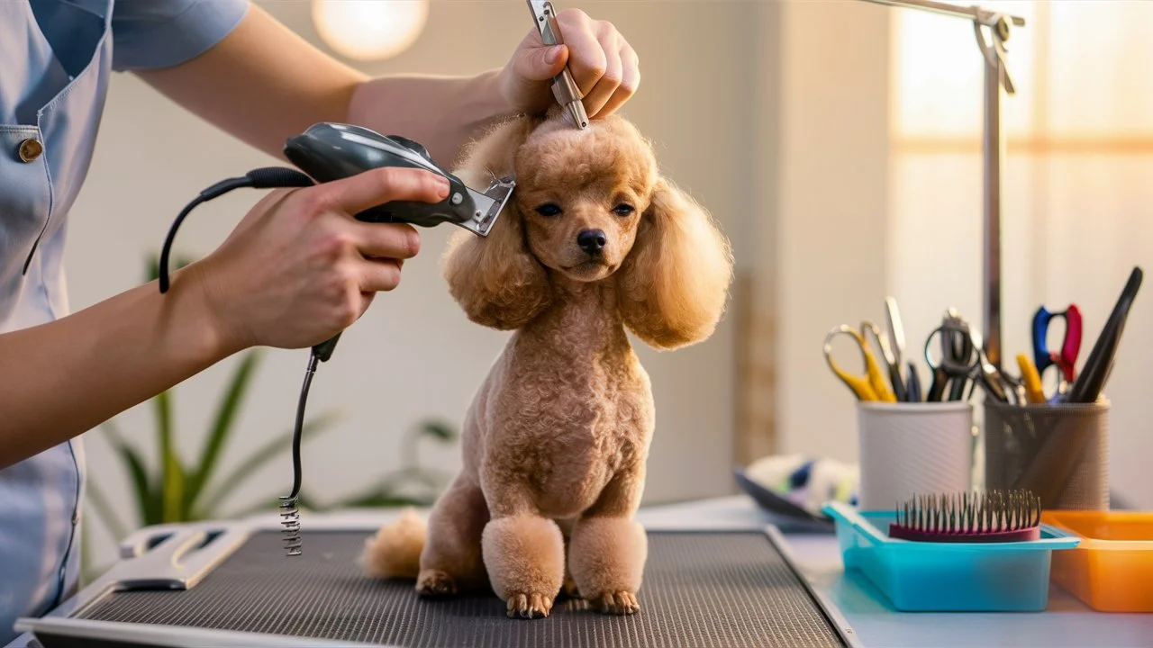 How to Cut a Toy Poodle's Hair with Clippers