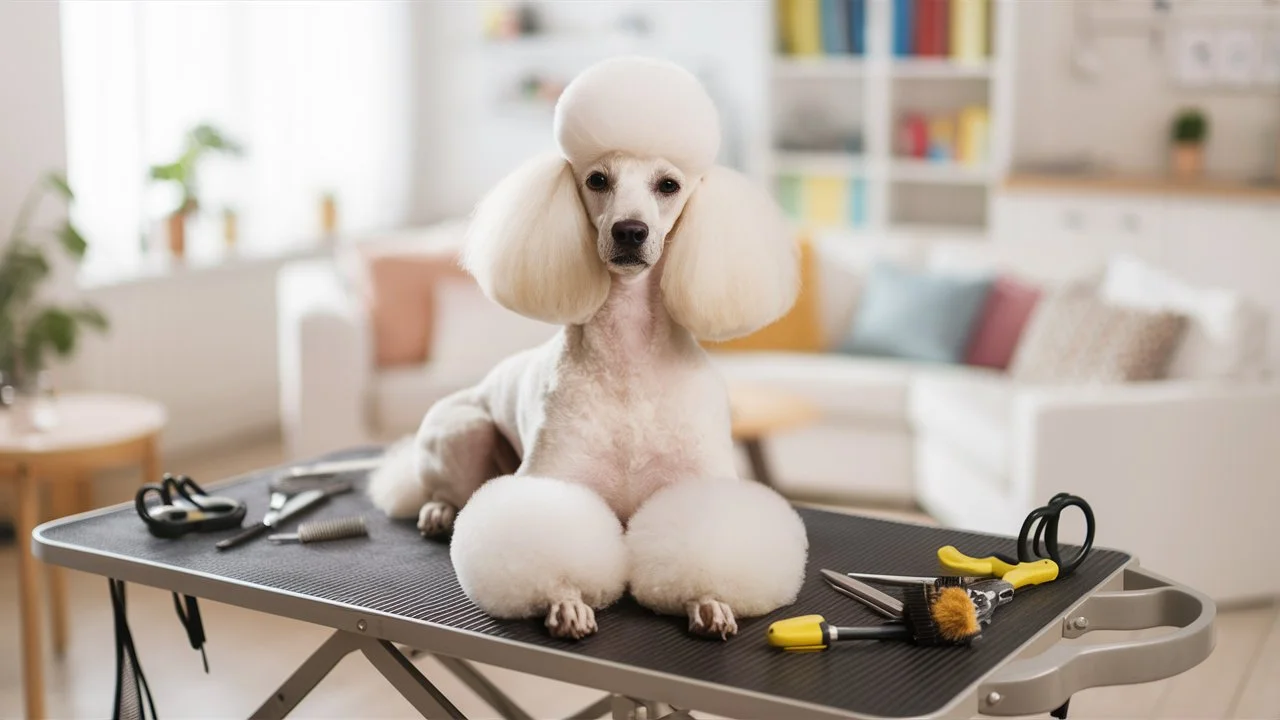 how to groom a poodle at home