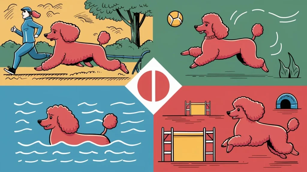 standard poodle exercise needs