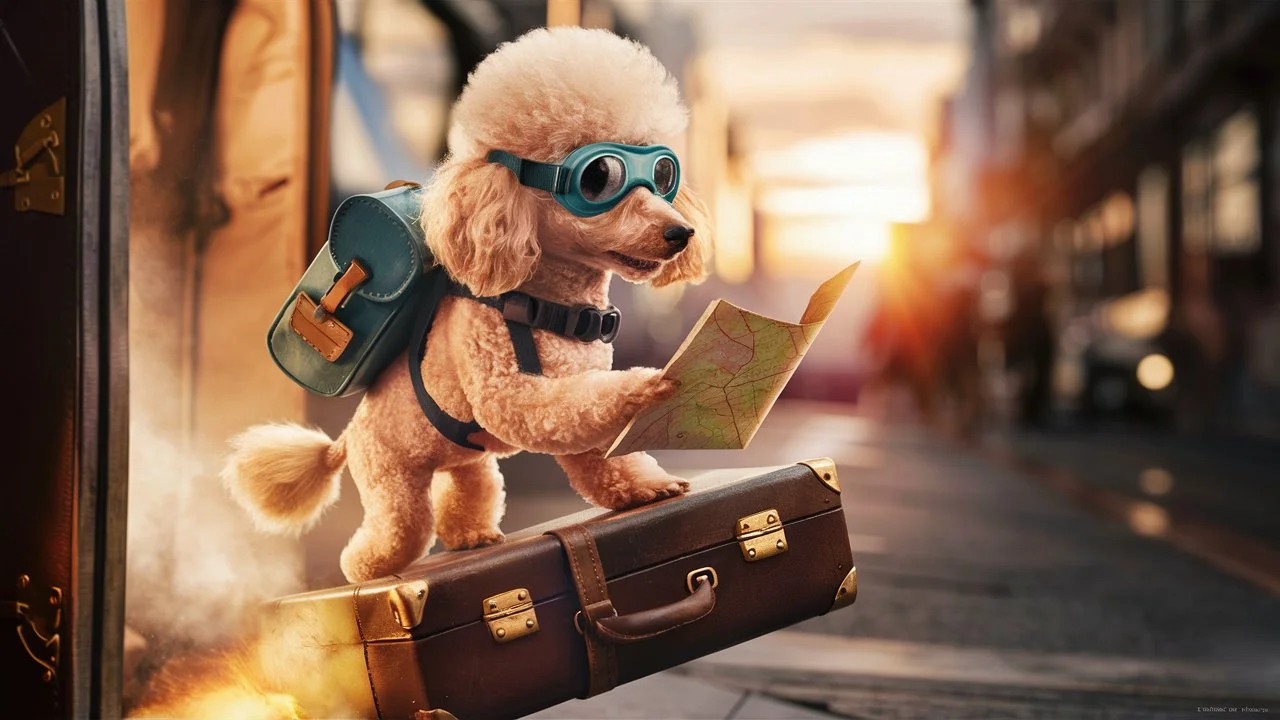 Toy Poodle Travel Companion