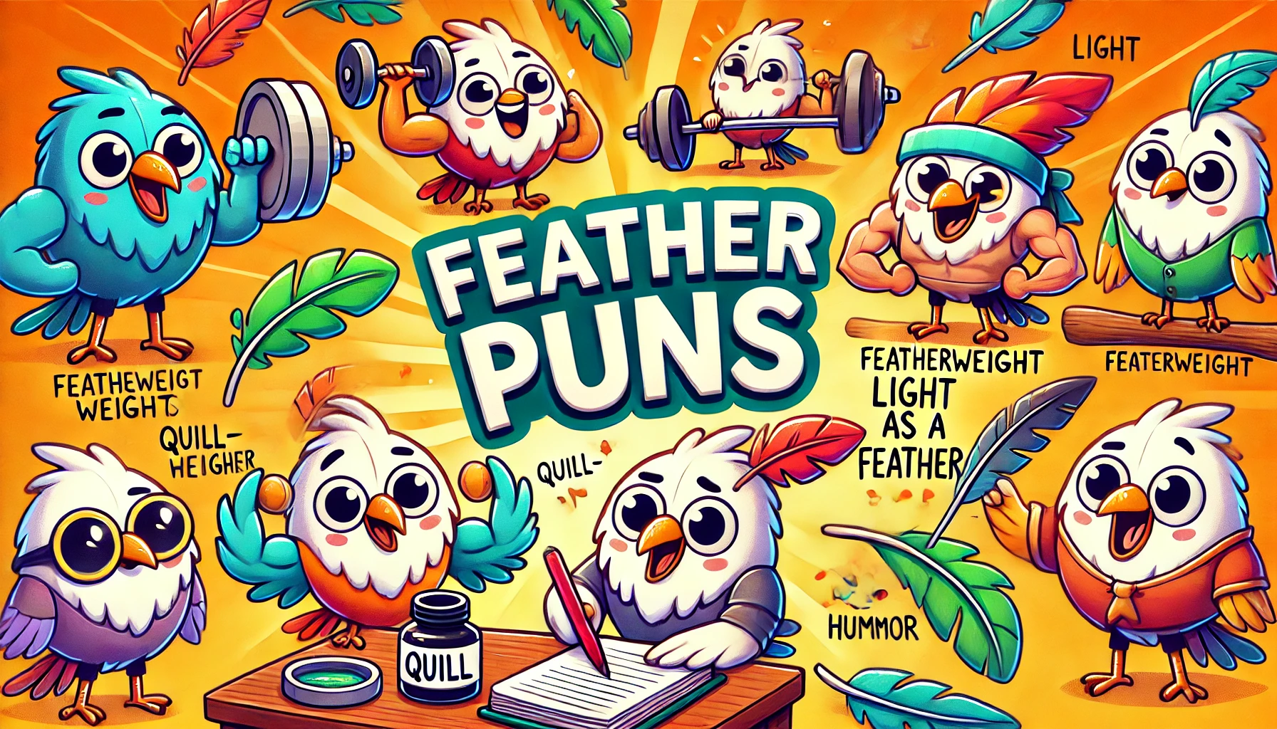 feather puns