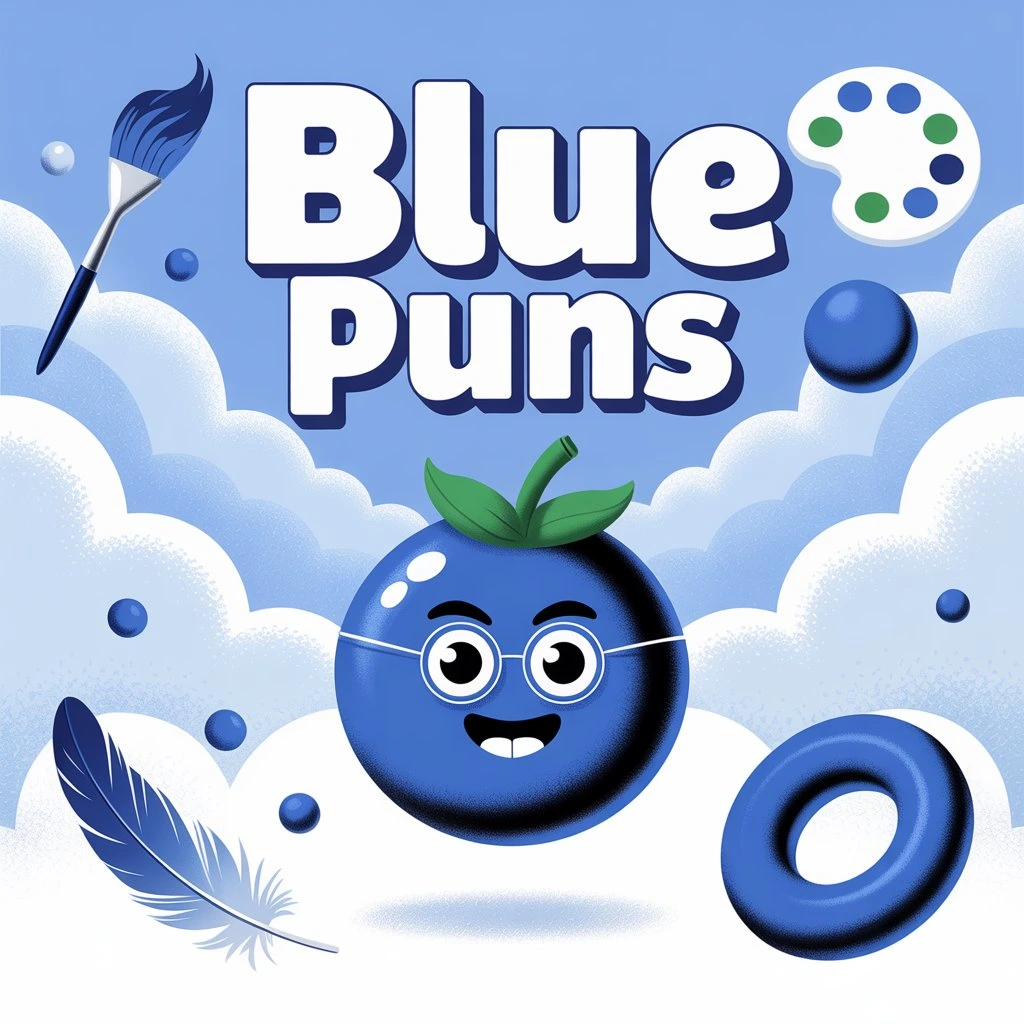 blue puns