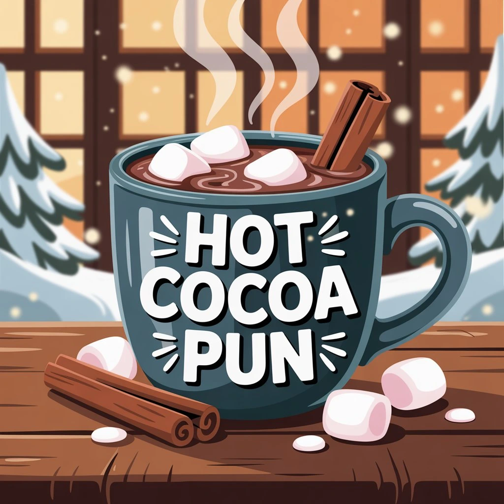 hot cocoa pun