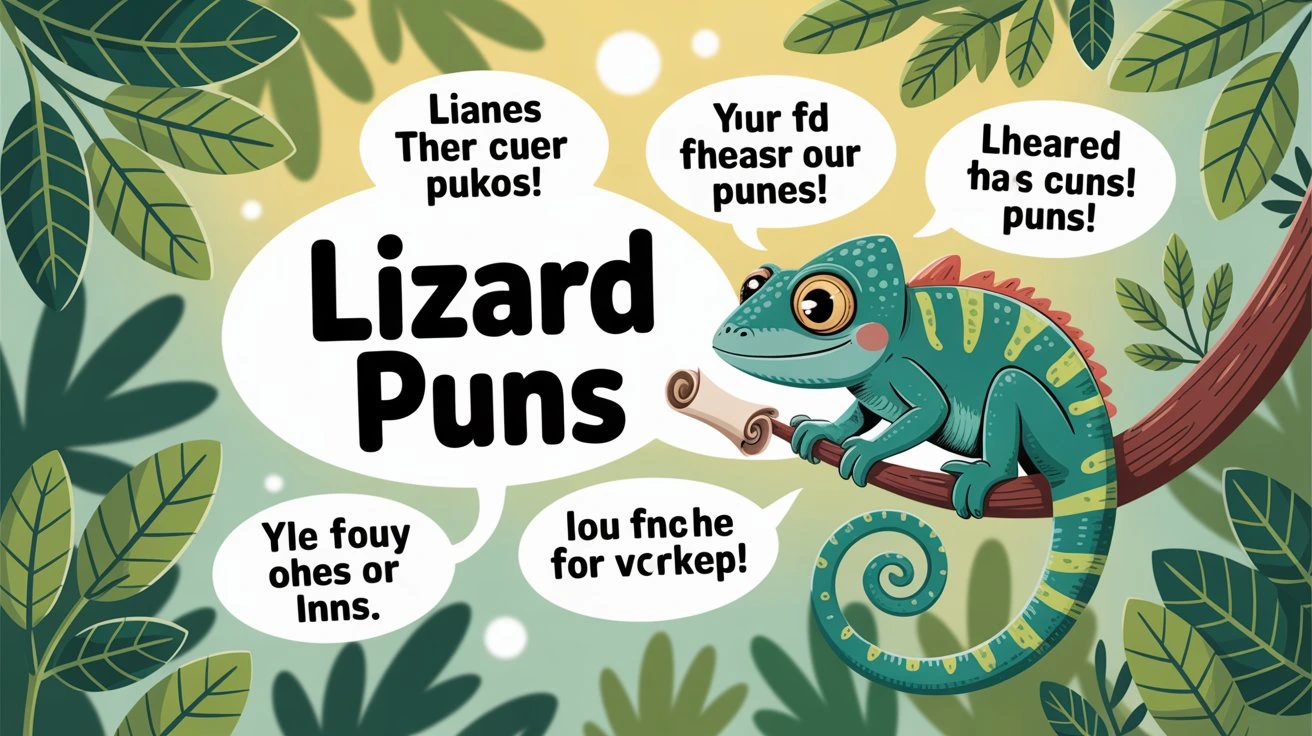 lizard puns