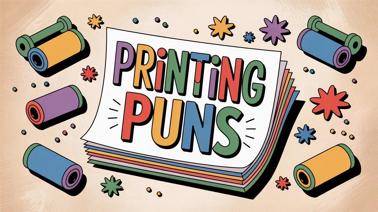 printing puns